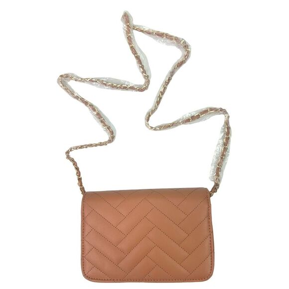 bebe Sophia Small Crossbody Bag - Dark Blush - 7.5” x 5” x 2” - Picture 4 of 6